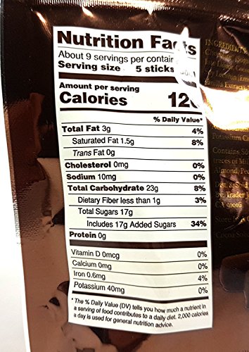 Trader Joe's Dark Chocolate Orange Sticks 10 oz