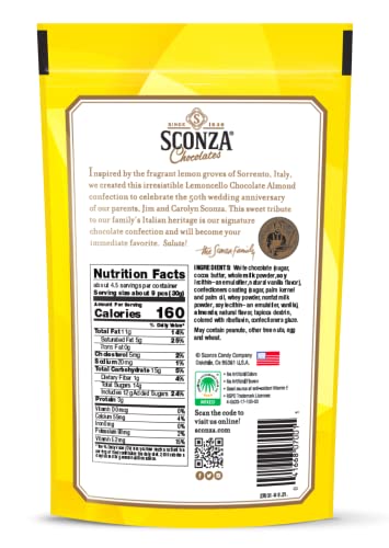 Lemoncello Almonds with White Chocolate - 3 Pack