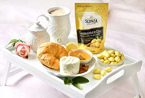 Lemoncello Almonds with White Chocolate - 3 Pack