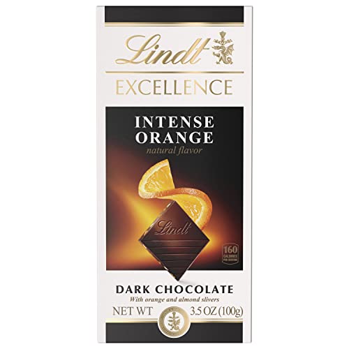 Lindt Intense Orange Dark Chocolate Bar - 12 Pack