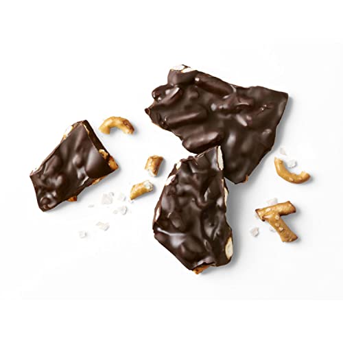 Dark Chocolate Pretzel Bark with Sea Salt 4.7 OZ