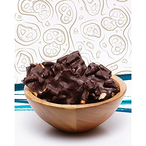 Dark Chocolate Pretzel Bark with Sea Salt 4.7 OZ