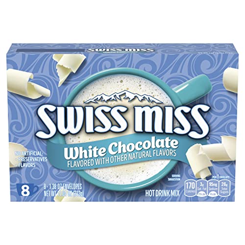 Swiss Miss White Chocolate Hot Drink Mix - 12 Pack