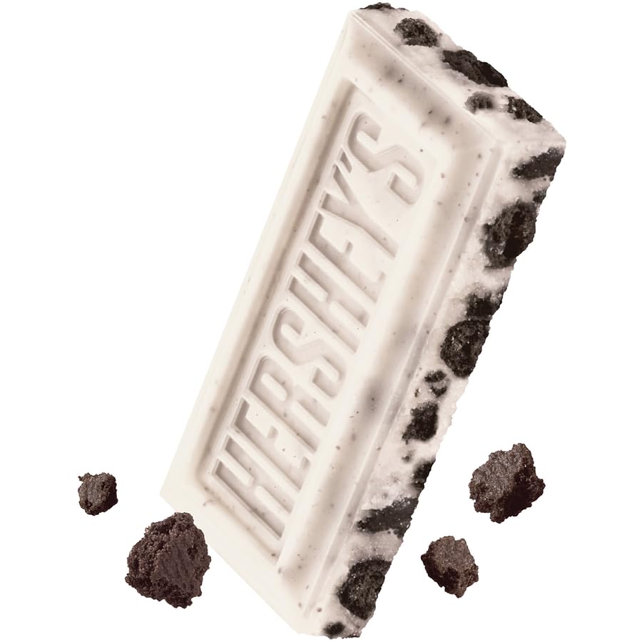 HERSHEY'S Cookies 'N' Crème Chocolate Bars, 4-Pack
