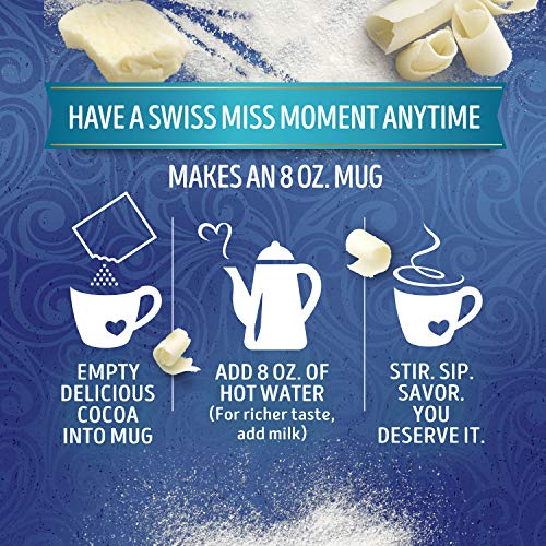 Swiss Miss White Chocolate Hot Drink Mix - 12 Pack
