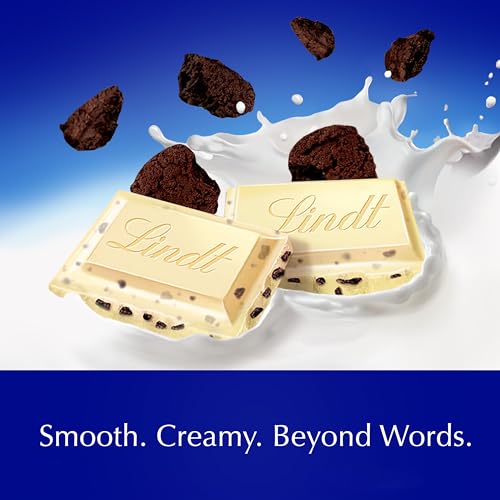 Lindt Cookies & Crème White Chocolate Bar, 12 Count