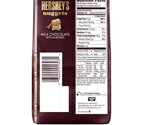 Hershey's Nuggets Milk Chocolate with Almonds - 2 Pack
