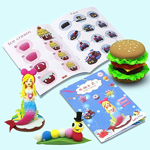 Air Dry Clay Set with 36 Colors for Kids