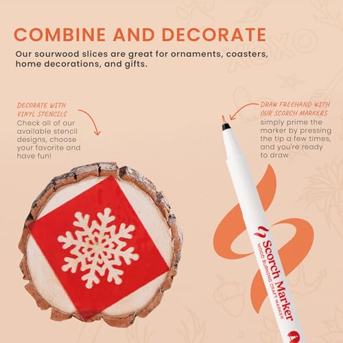 Rustic Wood Slices for Crafting and Decorating