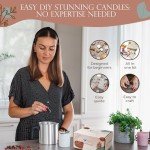 SoftOwl DIY Soy Candle Making Kit with Scents