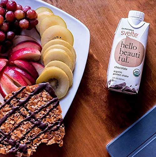 Svelte Organic Protein Shake, Variety Pack, 11 Fl Oz (Pack of 12)