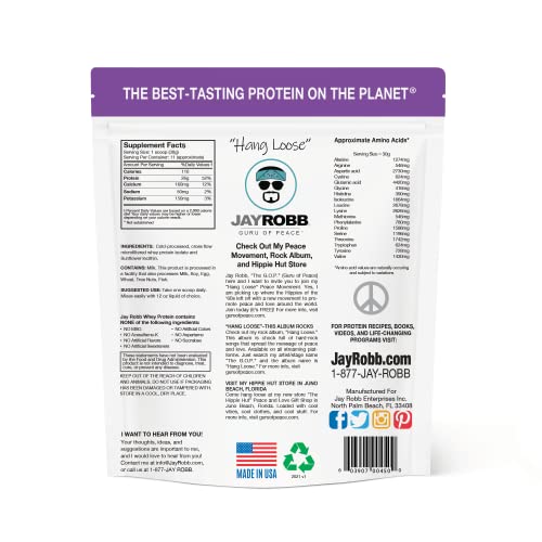 Jay Robb Whey Protein (Unflavored, 12 oz)