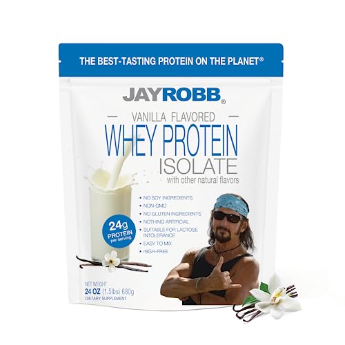 Jay Robb Whey Protein (Vanilla, 5 Pound (80 oz))