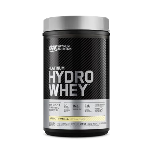 Optimum Nutrition Platinum Hydrowhey, Velocity Vanilla, 1.75-Pound (Pack of 2)