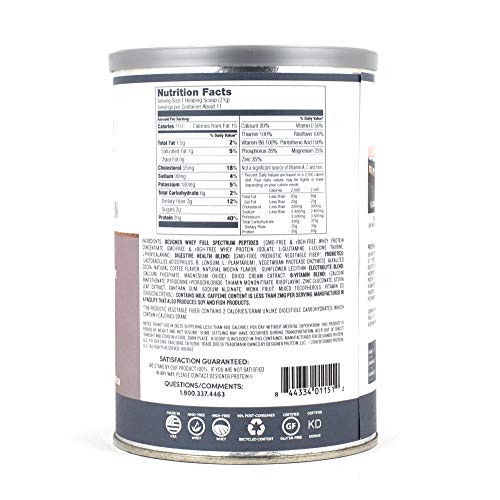 Designer Whey Protein Powder, Chocolate Mocha, 12 Ounce, Non GMO, Made in the USA