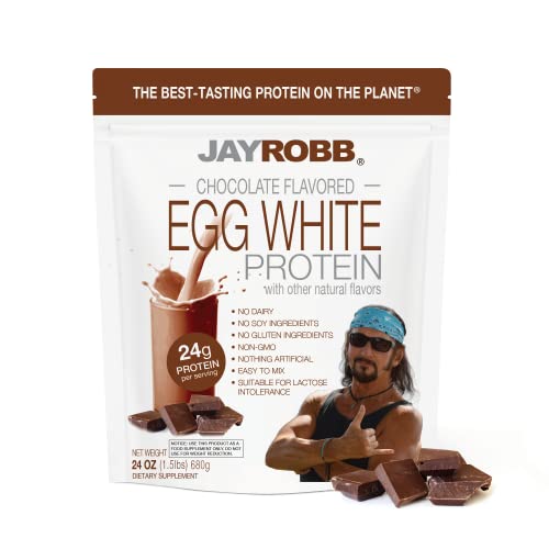 Jay Robb Chocolate Protein Powder, Vegetarian, Keto, Gluten-Free