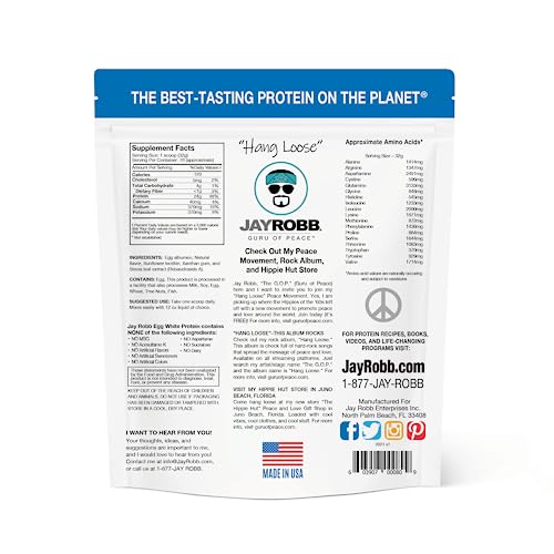 Vanilla Egg White Protein Powder - Healthy Keto Blend (80 oz)