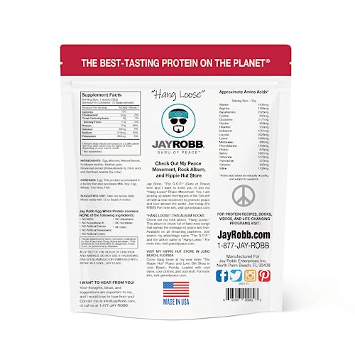 Jay Robb Strawberry Egg White Protein Powder (80 oz)