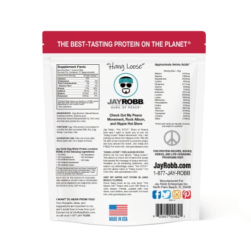 Jay Robb Strawberry Egg White Protein Powder (24 oz)