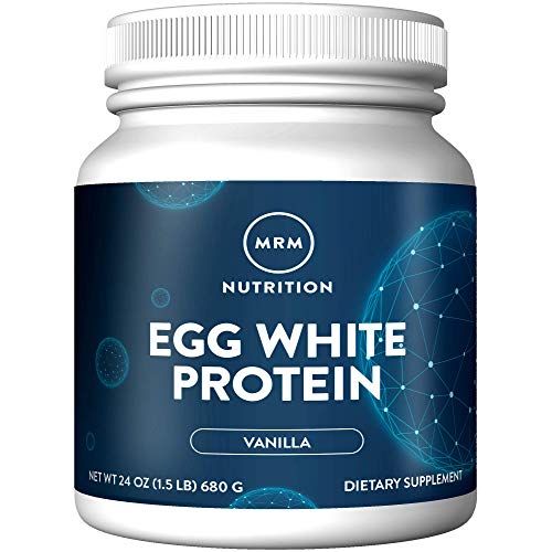 Vanilla Flavored Egg White Protein | 23g Fat-Free Protein | Digestive Enzymes | High Biological Value | Clinically Tested | 20 Servings