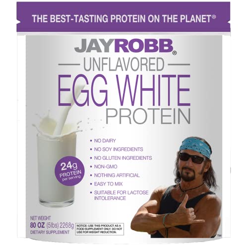 Jay Robb Keto Egg White Protein Powder, 80oz