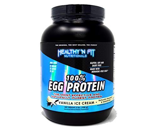 100% Egg Protein- Vanilla Ice Cream: Pure, Naturally Sweetened