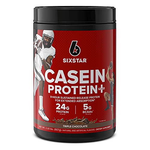 Six Star Casein Protein Drink, Chocolate, 2 Pound, 32 Ounce