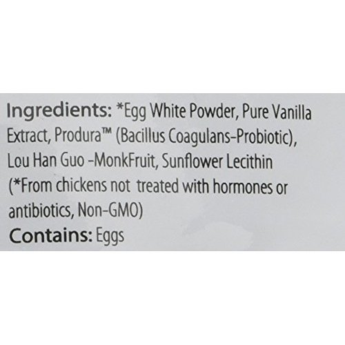 Paleo Protein Powder Vanilla (Egg Whites) (2lbs) (Soy Free) w/Monk Fruit