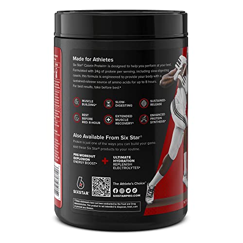 Six Star Casein Protein Drink, Chocolate, 2 Pound, 32 Ounce