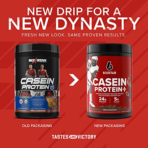 Six Star Casein Protein Drink, Chocolate, 2 Pound, 32 Ounce