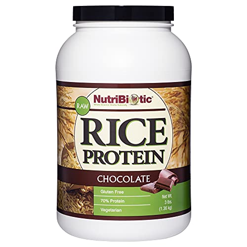 Nutribiotic Rice Protein, Chocolate, 3 Pounds