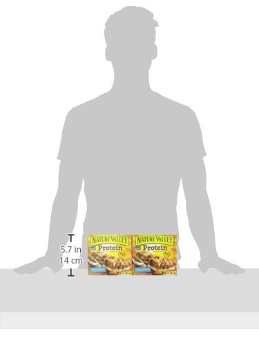 Nature Valley Chewy Granola Bar, Protein, Coconut Almond, 1.42 oz, 5 ct (Pack of 6)