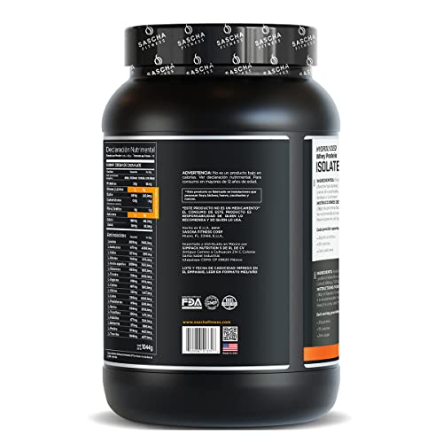 Sascha Fitness Hydrolyzed Whey Protein Isolate (2 Pounds, All ) ...