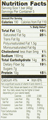 Nature Valley Chewy Granola Bar, Protein, Coconut Almond, 1.42 oz, 5 ct (Pack of 6)