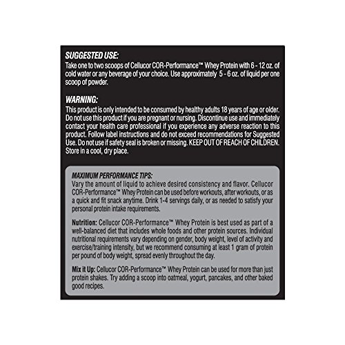 Cellucor Cor-Performance Whey Fast Digesting 100% Whey Protein 26 Servings, Red Velvet, 2 Pound