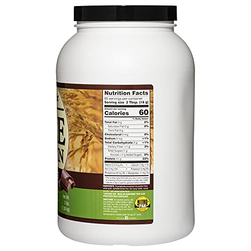 Nutribiotic Rice Protein, Chocolate, 3 Pounds