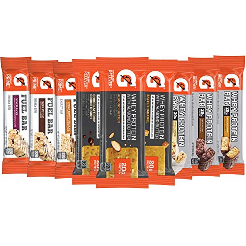 Gatorade Bars Variety Pack 9 Flavor Sampler, Pack of 9 Bars
