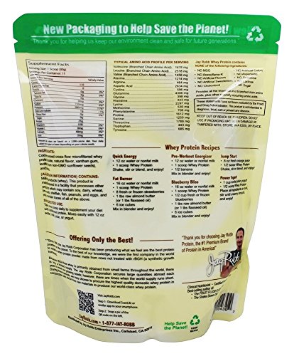 Jay Robb Whey Protein Powder Pina Colada - 12 oz