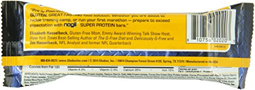 NoGii Super Protein Nutritional Bar, 12 Count