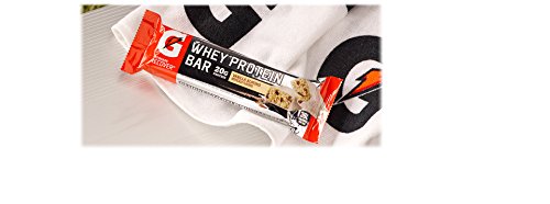 Gatorade Whey Protein Bars, Vanilla Almond, 2.8 oz bars (Pack of 12, 20g of protein per bar)
