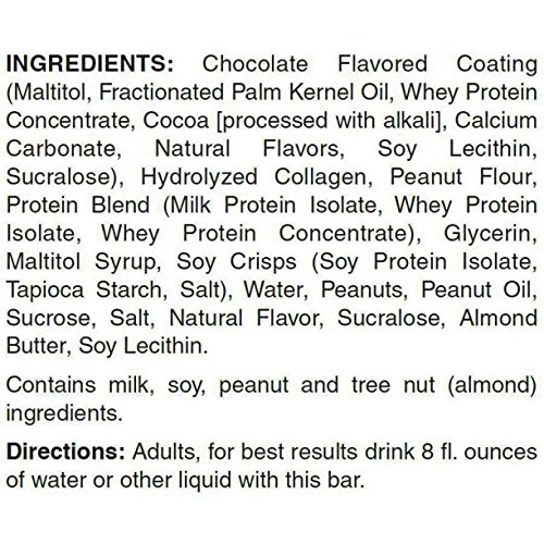 Pure Protein High Protein Bars, Chocolate Peanut Butter, 1.76 Ounce, 6 Count (Pack of 4)