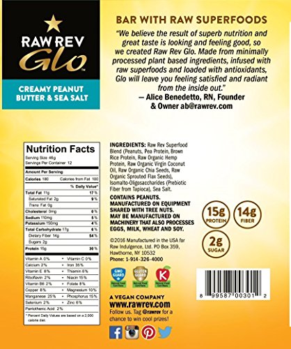 Raw Rev Glo Sea Salt Bars