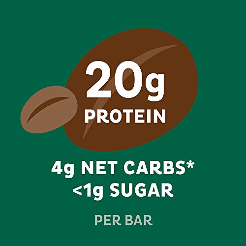 Quest Nutrition High Protein Low Carb Gluten Free Keto Friendly Bar, Mocha, 12 Count