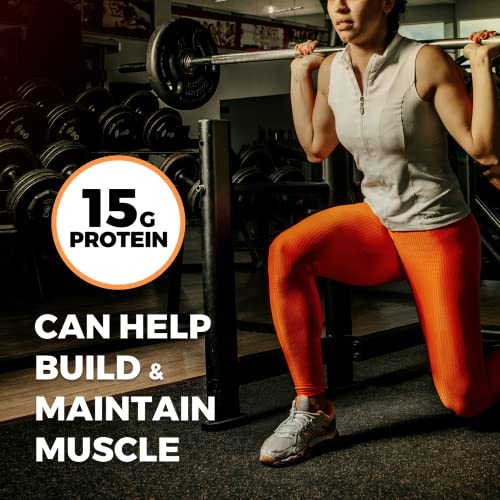 Growing Naturals | Vanilla Rice Powder 15g Plant Protein | 2.8G BCAA, Low-Carb, Low-Sugar, Non-GMO, Vegan, Gluten-Free, Keto & Food Allergy Friendly | Vanilla Blast (1 Pound (Pack of 1))