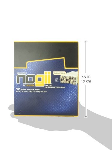 NoGii Super Protein Nutritional Bar, 12 Count