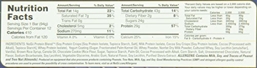 NoGii Super Protein Nutritional Bar, 12 Count