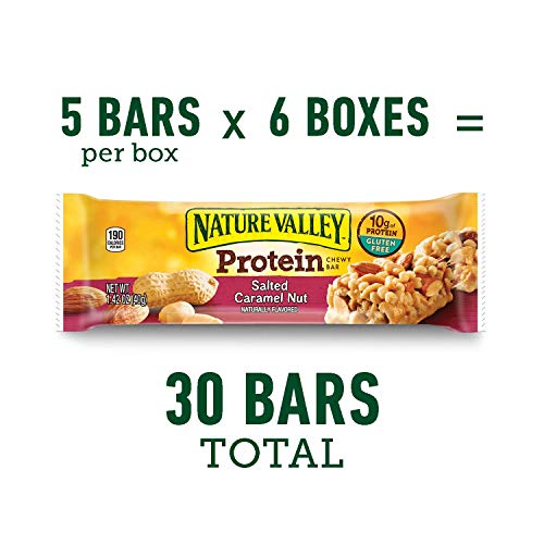 Gluten-Free Salted Caramel Nut Protein Bars - 5x6 Pack