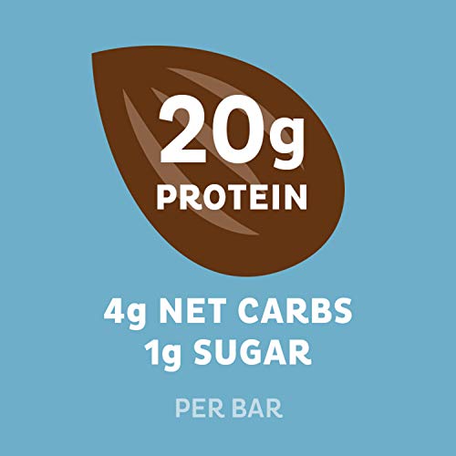 Quest Nutrition Vanilla Almond Crunch Protein Bar, High Protein, Low Carb, Gluten Free, Keto Friendly, 12 Count