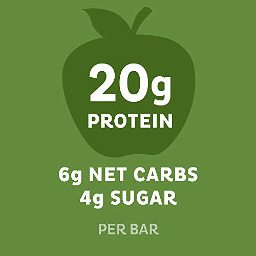 Quest Nutrition Apple Pie Protein Bar, High Protein, Low Carb, Gluten Free, Soy Free, Keto Friendly, 12 Count