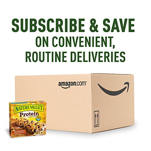 Nature Valley Chewy Granola Bar, Protein, Peanut Butter Dark Chocolate, 5 Bars-1.42 Ounce each, 7.1 Ounce (Pack of 6)